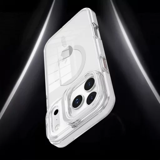 Lens Mag Cover tok kameralencsével iPhone 17 AIR  Magsafe kompatibilis fehér