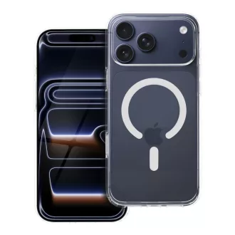   Forcell F-Protect Clear Hybrid Premium tok iPhone 17 PRO MAX  Magsafe kompatibilis with átlátszó