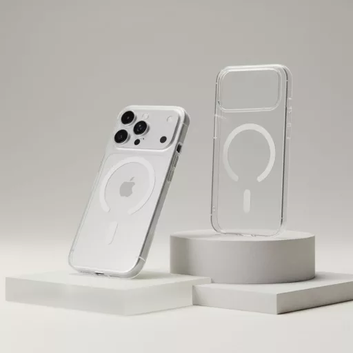 Forcell F-Protect Clear Hybrid Premium tok iPhone 17 PRO MAX  Magsafe kompatibilis with átlátszó