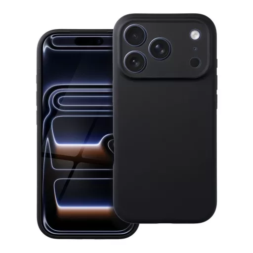 Forcell F-Protect Rubber Premium tok iPhone 17 PRO MAX  Magsafe kompatibilis fekete