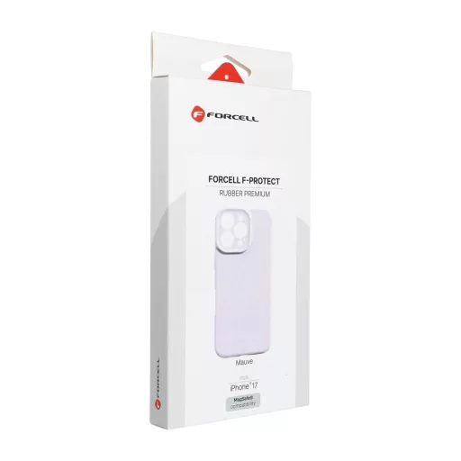 Forcell F-Protect Rubber Premium tok iPhone 17 AIR  Magsafe kompatibilis mályva
