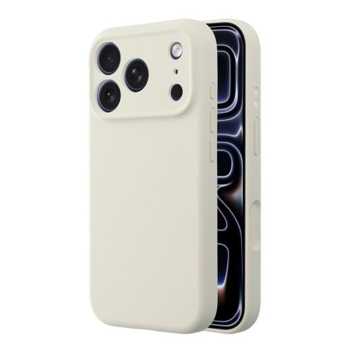 Forcell F-Protect Rubber Premium tok iPhone 16  Magsafe kompatibilis antique fehér