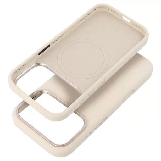 Forcell F-Protect Frame Premium tok iPhone 16 PRO  Magsafe kompatibilis antique fehér