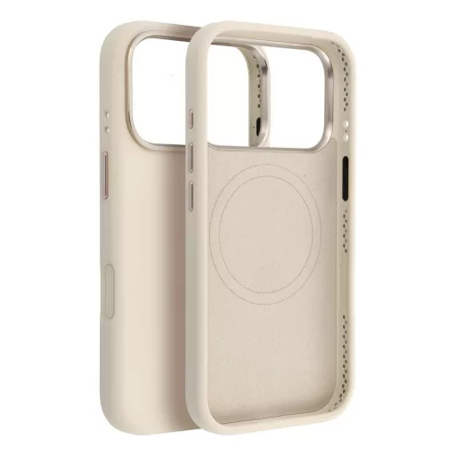 Forcell F-Protect Frame Premium tok iPhone 15 PRO  Magsafe kompatibilis antique fehér