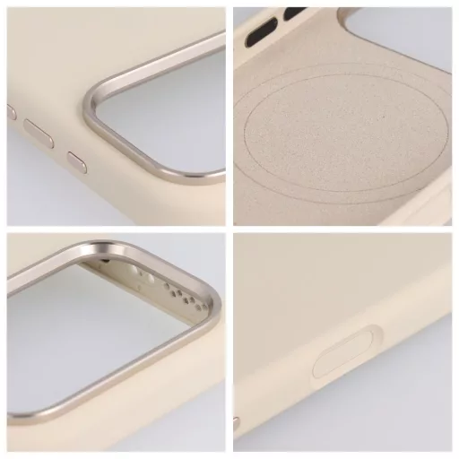 Forcell F-Protect Frame Premium tok iPhone 16  Magsafe kompatibilis antique fehér