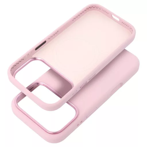 Forcell F-Protect Frame Premium tok iPhone 16 PRO MAX  Magsafe kompatibilis rózsaszín