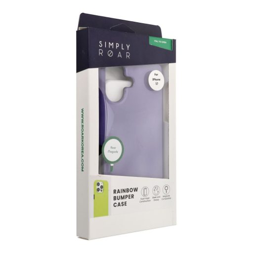ROAR RAINBOW BUMPER tok Magsafe kompatibilis  iPhone 17 lila