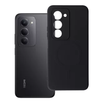   SILICONE MAG COVER Magsafe kompatibilis tok XIAOMI Redmi 15 4G / 5G (171,1mm) fekete