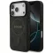 GUESS tok iPhone 17 Pro Magsafe kompatibilis GUHMP17LG4GFRK (PU 4G Ring Classic Logo) Fekete