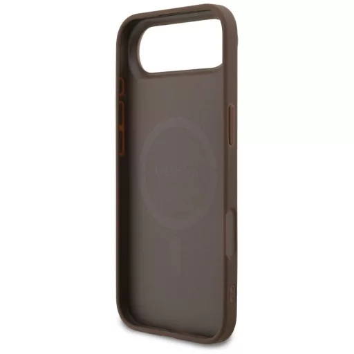 GUESS tok iPhone 17 Air Magsafe kompatibilis GUHMP17MG4GFRW (PU 4G Ring Classic Logo) barna