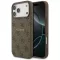 GUESS tok iPhone 17 Pro Max Magsafe kompatibilis GUHMP17XG4GFRW (PU 4G Ring Classic Logo) barna