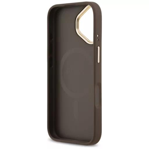 GUESS tok iPhone 17 Magsafe kompatibilis GUHMP17SP4MSEGCW (PU 4G W/ Classic) barna