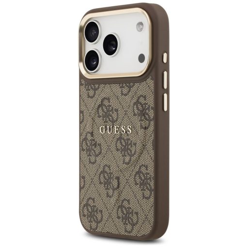 GUESS tok iPhone 17 Pro Magsafe kompatibilis GUHMP17LP4MSEGCW (PU 4G W/ Classic) barna