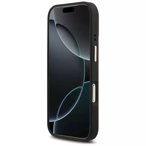GUESS tok iPhone 17 Pro Magsafe kompatibilis GUHMP17LP4MSEGCK (PU 4G W/ Classic) Fekete