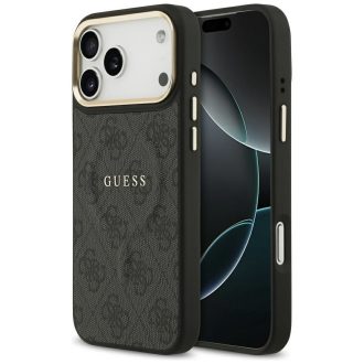   GUESS tok iPhone 17 Pro Max MagSafe kompatibilis GUHMP17XP4MSEGCK fekete