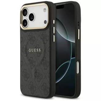   GUESS tok iPhone 17 Pro Max MagSafe kompatibilis GUHMP17XP4MSEGCK fekete