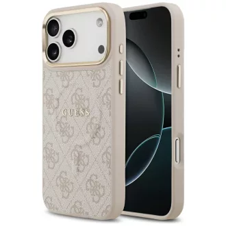   GUESS tok iPhone 17 Pro Max Magsafe kompatibilis GUHMP17XP4MSEGCP (PU 4G W/ Classic) rózsaszín