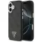 GUESS tok iPhone 17 Magsafe kompatibilis GUHMP17SP4TSRCMK (PU 4G W/Triangle Logo SL) fekete