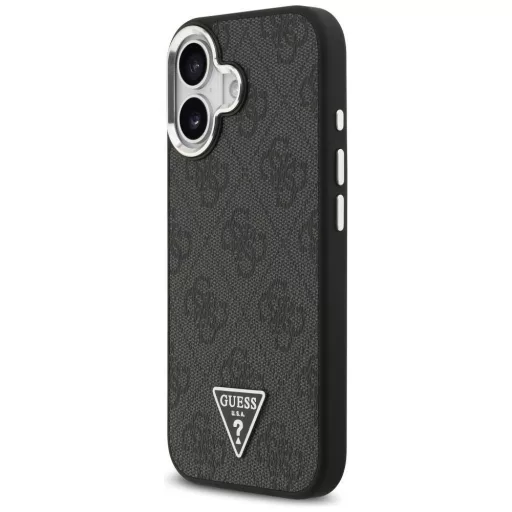 GUESS tok iPhone 17 Magsafe kompatibilis GUHMP17SP4TSRCMK (PU 4G W/Triangle Logo SL) fekete