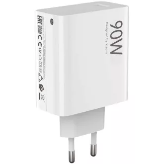   Xiaomi eredeti hálózati töltő USB-A 90W MDY-15-EK fehér bulk
