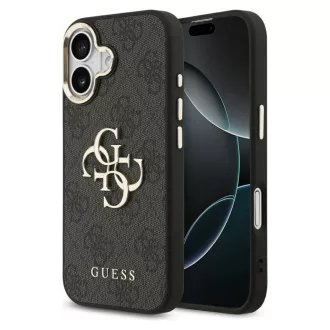   GUESS tok iPhone 17 GUHCP17S4GMGCGR (PU W/ Big 4G Classic Logo) arany fekete
