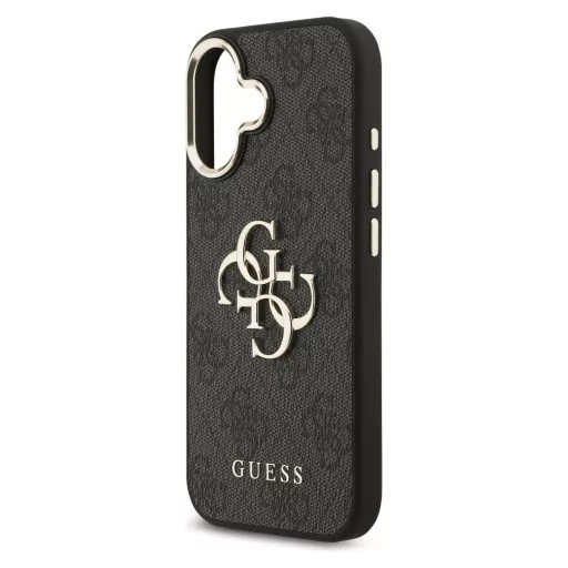 GUESS tok iPhone 17 GUHCP17S4GMGCGR (PU W/ Big 4G Classic Logo) arany fekete