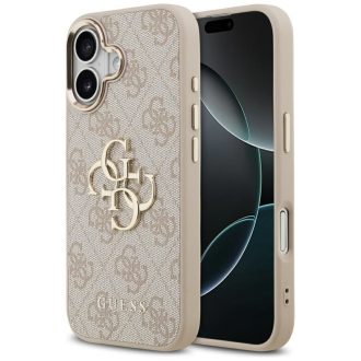   GUESS tok iPhone 17 GUHCP17S4GMGCPI (PU W/ Big 4G Classic Logo) arany rózsaszín