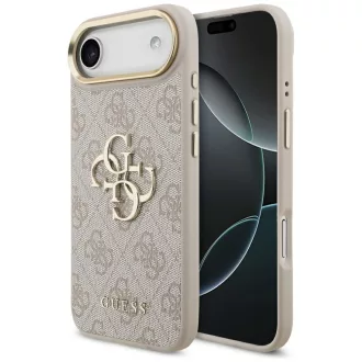   GUESS tok iPhone 17 Air GUHCP17M4GMGCPI (PU W/ Big 4G Classic Logo) arany rózsaszín