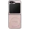 GUESS tok SAMSUNG Z Flip7 Magsafe kompatibilis GUHMZF7P4MSEGCP (Magnetic 4G PU W/ Classic) rózsaszín