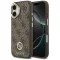 GUESS tok iPhone 17 Magsafe kompatibilis GUHMP17SP4GRMDEW (PU W/ 4G Strass Logo) barna