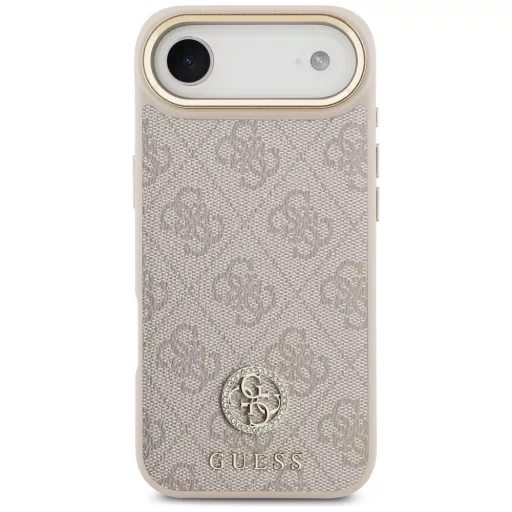 GUESS tok iPhone 17 Air Magsafe kompatibilis GUHMP17MP4GRMDEP (PU W/ 4G Strass Logo) rózsaszín