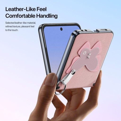 DUX DUCIS LUVY tok Samsung Z Flip 7 rózsaszín