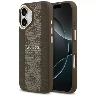   GUESS tok iPhone 17 Magsafe kompatibilis GUHMP17SPG4SEMCW (PU W/ 4G Stripe) barna