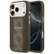 GUESS tok iPhone 17 Pro Magsafe kompatibilis GUHMP17LPG4SEMCW (PU W/ 4G Stripe) barna