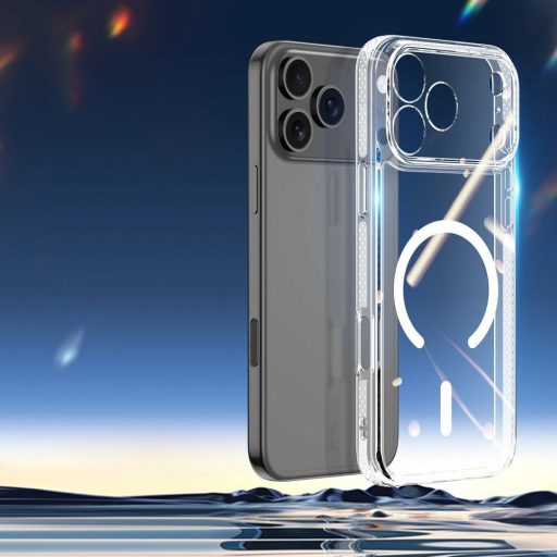 DUX DUCIS CLIN MAG MagSafe kompatibilis tok iPhone 17 Pro (Open Ring Version) átlátszó