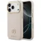 GUESS tok iPhone 17 Pro Magsafe kompatibilis GUHMP17LPGCRMDEP (PU W/ Grained Strass Logo) rózsaszín