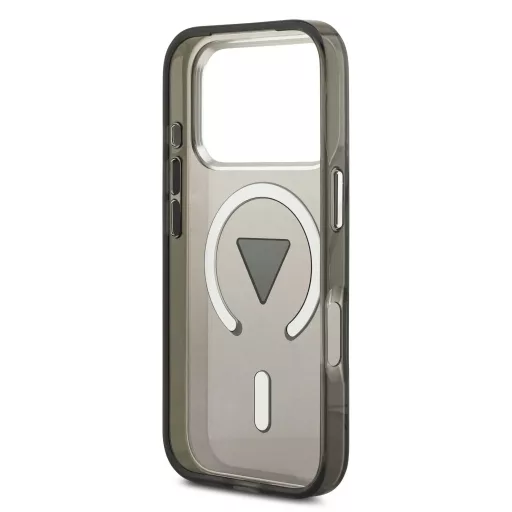 GUESS tok iPhone 17 Pro Magsafe kompatibilis GUHMP17LHGTMLCGK (IML Gradient W/ Triangle Logo) fekete