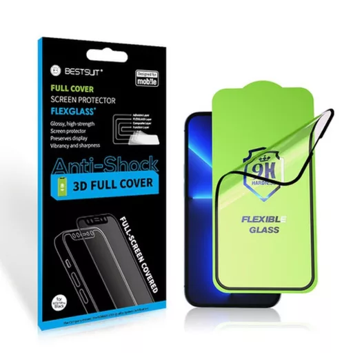 Bestsuit rugalmas hibrid Üvegfólia 5D Xiaomi 15T Pro fekete