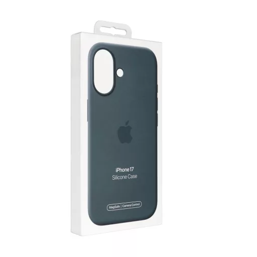 iPhone 17 Silicone tok Magsafe kompatibilis - Anchor kék