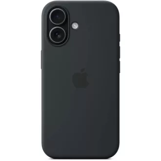 iPhone 17 Silicone tok Magsafe kompatibilis - fekete