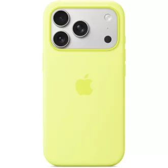   iPhone 17 Pro Silicone tok Magsafe kompatibilis – Neon sárga