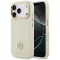 GUESS tok iPhone 17 Pro Magsafe kompatibilis GUHMP17LPGCRMDEE (PU W/ Grained Strass Logo) bézs