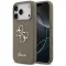 GUESS tok iPhone 17 Pro GUHCP17LSC4GSMW (Silicone W/ Big 4G Script) barna