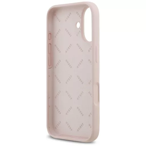 GUESS tok iPhone 17 GUHCP17SSC4GSMP (Silicone W/ Big 4G Script) rózsaszín