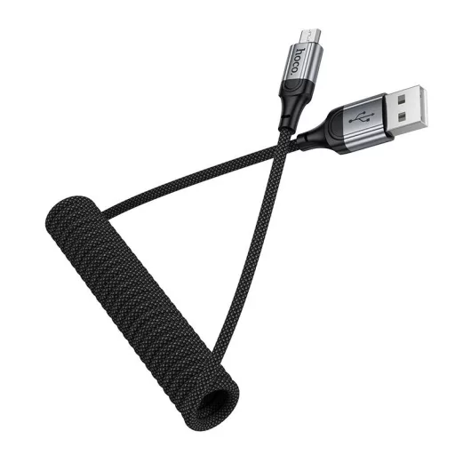 Hoco USB-A – Micro USB töltőkábel X121 2,4A 1,5 m fekete