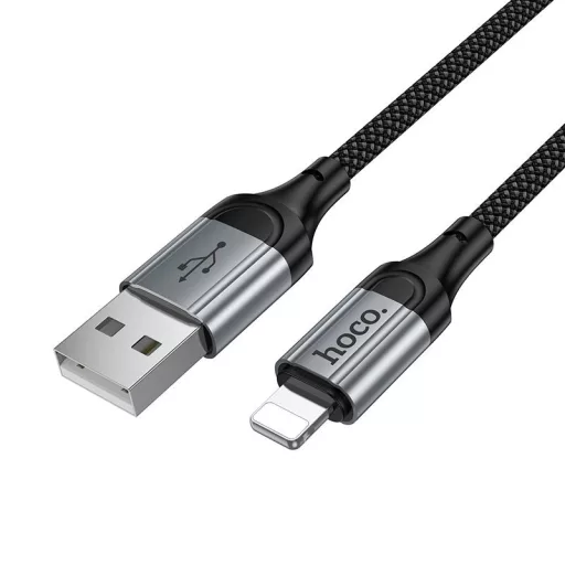 Hoco USB-C – Lightning töltőkábel X121 PD 27W 1,5 m fekete