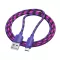 Hoco USB-A – Micro USB töltőkábel X116 Gradient 2,4A 1 m lila