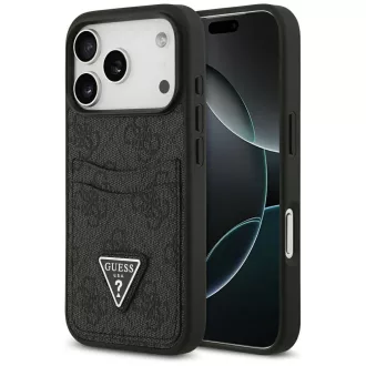   GUESS tok iPhone 17 Pro GUHCP17LP4TPK (4G Double Card Triangle) fekete