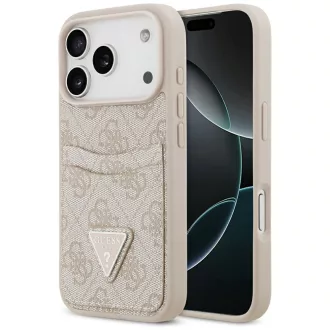   GUESS tok iPhone 17 Pro GUHCP17LP4TPP (4G Double Card Triangle) rózsaszín