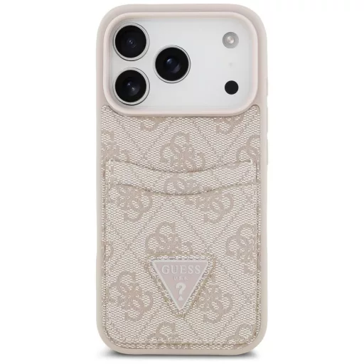 GUESS tok iPhone 17 Pro GUHCP17LP4TPP (4G Double Card Triangle) rózsaszín